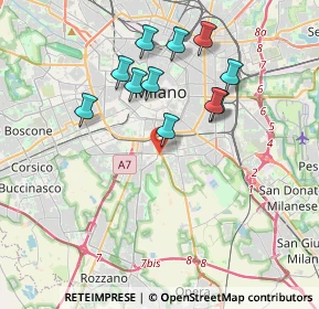 Mappa Via Virgilio Ferrari, 20141 Milano MI, Italia (3.45636)