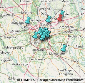 Mappa Via Virgilio Ferrari, 20141 Milano MI, Italia (7.49667)