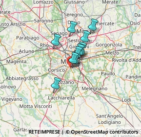 Mappa Via Virgilio Ferrari, 20141 Milano MI, Italia (7.94636)