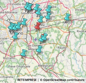 Mappa Via S. Quasimodo, 20068 Peschiera Borromeo MI, Italia (8.7925)