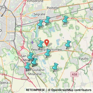 Mappa Via S. Quasimodo, 20068 Peschiera Borromeo MI, Italia (4.01273)
