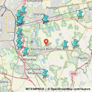 Mappa Via S. Quasimodo, 20068 Peschiera Borromeo MI, Italia (5.674)