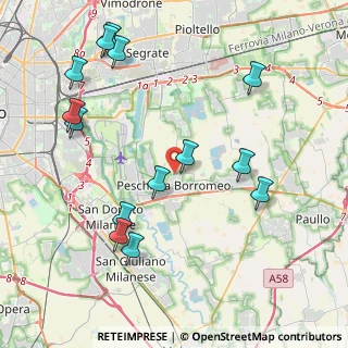 Mappa Via S. Quasimodo, 20068 Peschiera Borromeo MI, Italia (4.71643)
