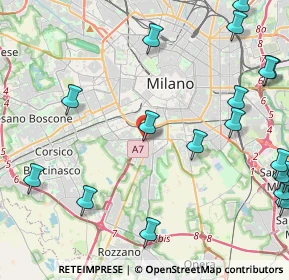 Mappa Via Privata Renzo e Lucia, 20100 Milano MI, Italia (6.3205)