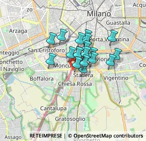 Mappa Via Privata Renzo e Lucia, 20100 Milano MI, Italia (1.09895)