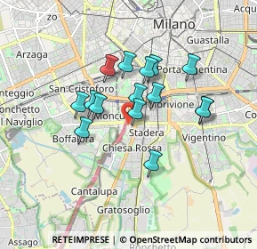 Mappa Via Privata Renzo e Lucia, 20100 Milano MI, Italia (1.36733)