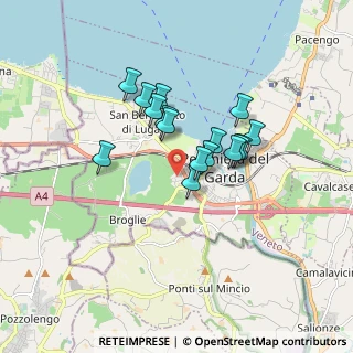 Mappa Via Forte Laghetto, 37019 Peschiera del Garda VR, Italia (1.29563)