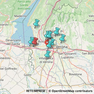 Mappa Via Dell'ndustria, 37060 Sona VR, Italia (8.09167)