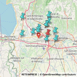 Mappa Via Dell'ndustria, 37060 Sona VR, Italia (5.91692)