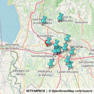 Mappa Via Dell'ndustria, 37060 Sona VR, Italia (6.61846)