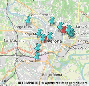 Mappa Via Quirico Filopanti, 37123 Verona VR, Italia (1.4775)