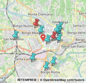 Mappa Via Quirico Filopanti, 37123 Verona VR, Italia (1.57083)