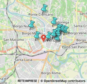 Mappa Via Quirico Filopanti, 37123 Verona VR, Italia (1.31615)