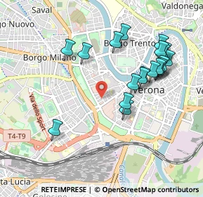 Mappa Via Quirico Filopanti, 37123 Verona VR, Italia (0.994)