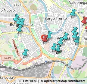 Mappa Via Quirico Filopanti, 37123 Verona VR, Italia (1.113)