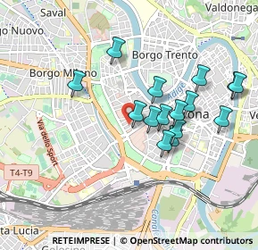 Mappa Via Quirico Filopanti, 37123 Verona VR, Italia (0.83333)