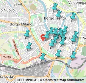 Mappa Via Quirico Filopanti, 37123 Verona VR, Italia (0.895)