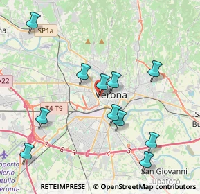 Mappa Via Quirico Filopanti, 37123 Verona VR, Italia (4.12273)