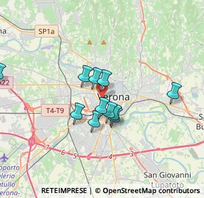 Mappa Via Quirico Filopanti, 37123 Verona VR, Italia (3.23583)