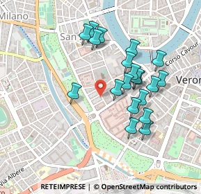 Mappa Via Quirico Filopanti, 37123 Verona VR, Italia (0.4145)