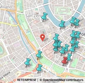 Mappa Via Quirico Filopanti, 37123 Verona VR, Italia (0.5915)