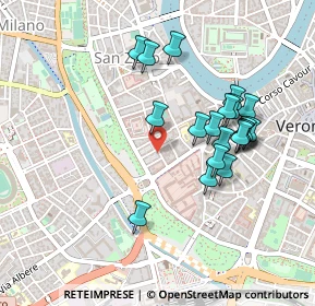 Mappa Via Quirico Filopanti, 37123 Verona VR, Italia (0.4345)