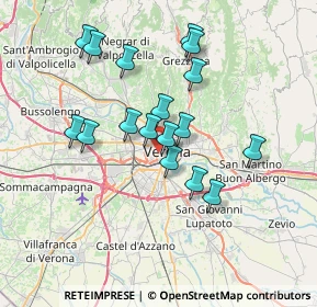Mappa Via Quirico Filopanti, 37123 Verona VR, Italia (6.30471)