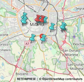 Mappa Via Pizzi Gian Francesco, 20141 Milano MI, Italia (3.24917)