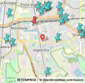 Mappa Via Pizzi Gian Francesco, 20141 Milano MI, Italia (1.39947)