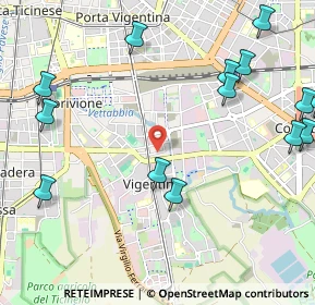 Mappa Via Pizzi Gian Francesco, 20141 Milano MI, Italia (1.39)