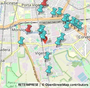 Mappa Via Pizzi Gian Francesco, 20141 Milano MI, Italia (0.972)