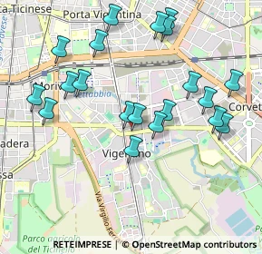 Mappa Via Pizzi Gian Francesco, 20141 Milano MI, Italia (1.023)