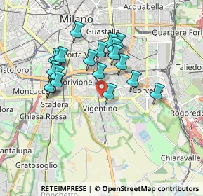 Mappa Via Pizzi Gian Francesco, 20141 Milano MI, Italia (1.608)