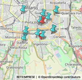 Mappa Via Pizzi Gian Francesco, 20141 Milano MI, Italia (1.54417)