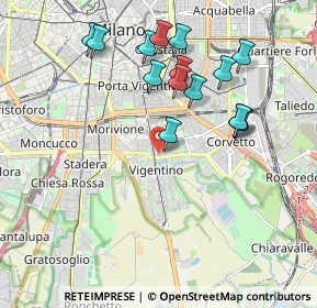 Mappa Via Pizzi Gian Francesco, 20141 Milano MI, Italia (1.938)