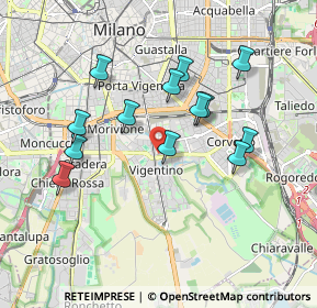 Mappa Via Pizzi Gian Francesco, 20141 Milano MI, Italia (1.70231)