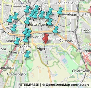Mappa Via Pizzi Gian Francesco, 20141 Milano MI, Italia (2.18)