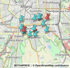 Mappa Via Pizzi Gian Francesco, 20141 Milano MI, Italia (1.26357)