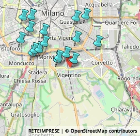 Mappa Via Pizzi Gian Francesco, 20141 Milano MI, Italia (1.95588)