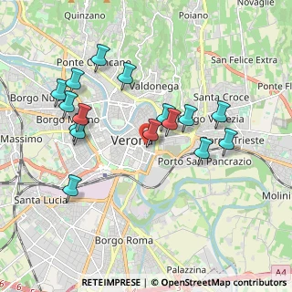 Mappa Via Dietro Pallone, 37121 Verona VR, Italia (1.87875)