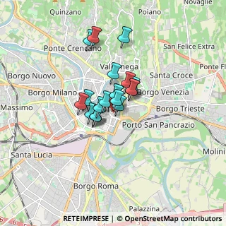 Mappa Via Tito Speri, 37121 Verona VR, Italia (0.9895)