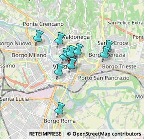 Mappa Via Tito Speri, 37121 Verona VR, Italia (1.23364)