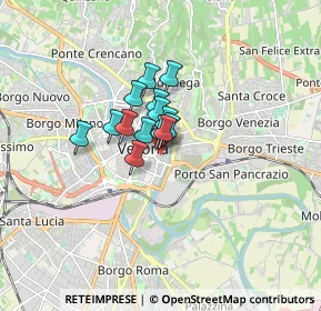Mappa Via Tito Speri, 37121 Verona VR, Italia (0.85786)
