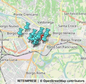 Mappa Via Tito Speri, 37121 Verona VR, Italia (0.90867)