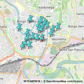 Mappa Via Dietro Filippini, 37121 Verona VR, Italia (0.7235)