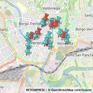 Mappa Via Dietro Filippini, 37121 Verona VR, Italia (0.7655)