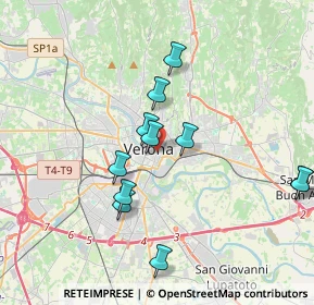 Mappa Via Tito Speri, 37121 Verona VR, Italia (3.56909)