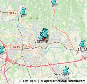 Mappa Via Tito Speri, 37121 Verona VR, Italia (3.02308)