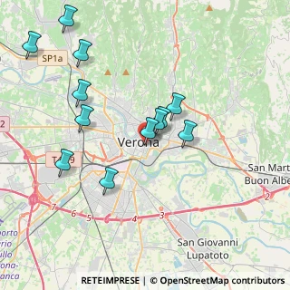 Mappa Via Dietro Pallone, 37121 Verona VR, Italia (3.87917)