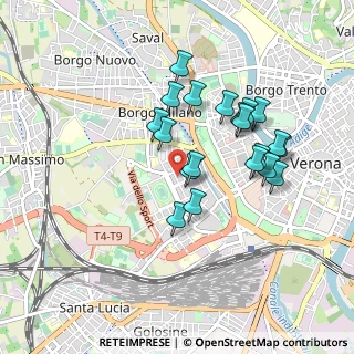Mappa Via Cristofoli, 37138 Verona VR, Italia (0.801)